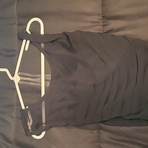 Venus Black maxi dress. Sheer top